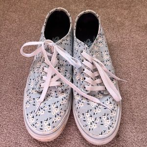 Vans Floral size 9.5